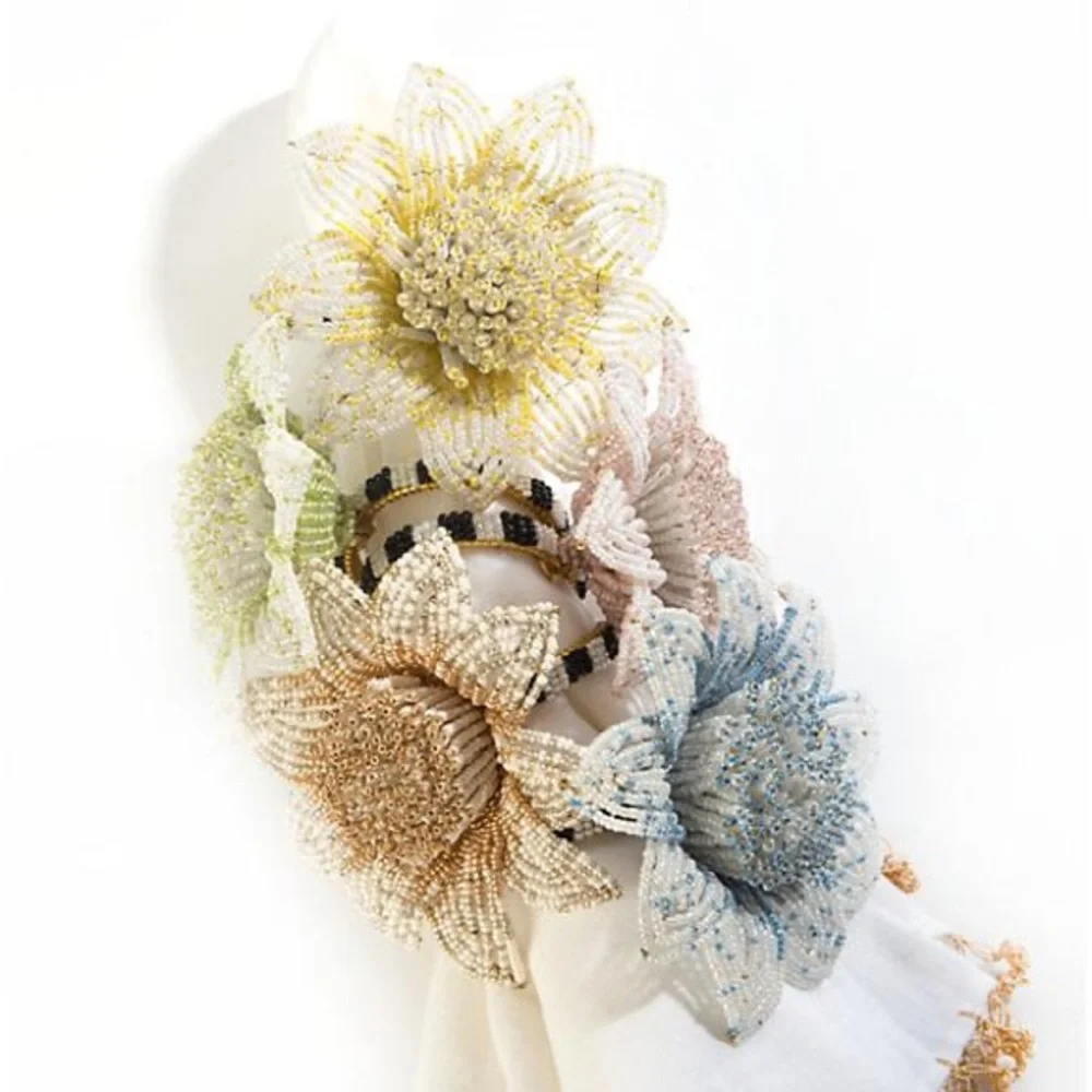 New MacKenzie-Childs napkin ring gold - Picture 4 of 9